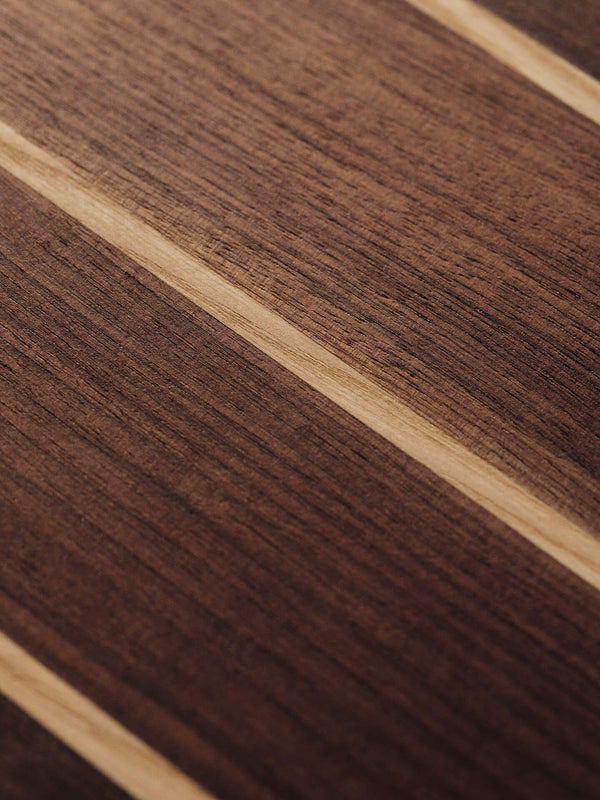 ferm LIVING Stribe Cutting Board Fine – Walnut / Ash