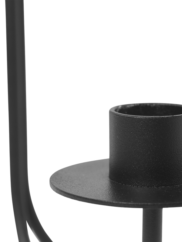 ferm LIVING Sway Candelabra – Black