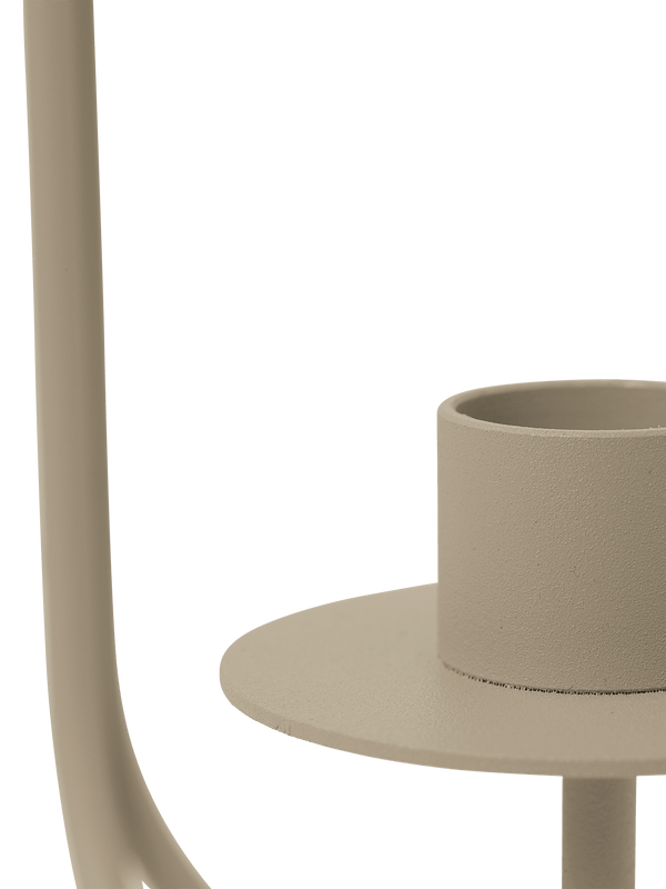ferm LIVING Sway Candelabra – Cashmere
