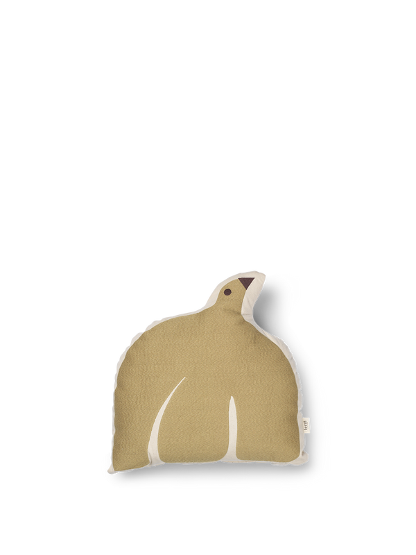 ferm LIVING Swif Bird Cushion – Silver Fern