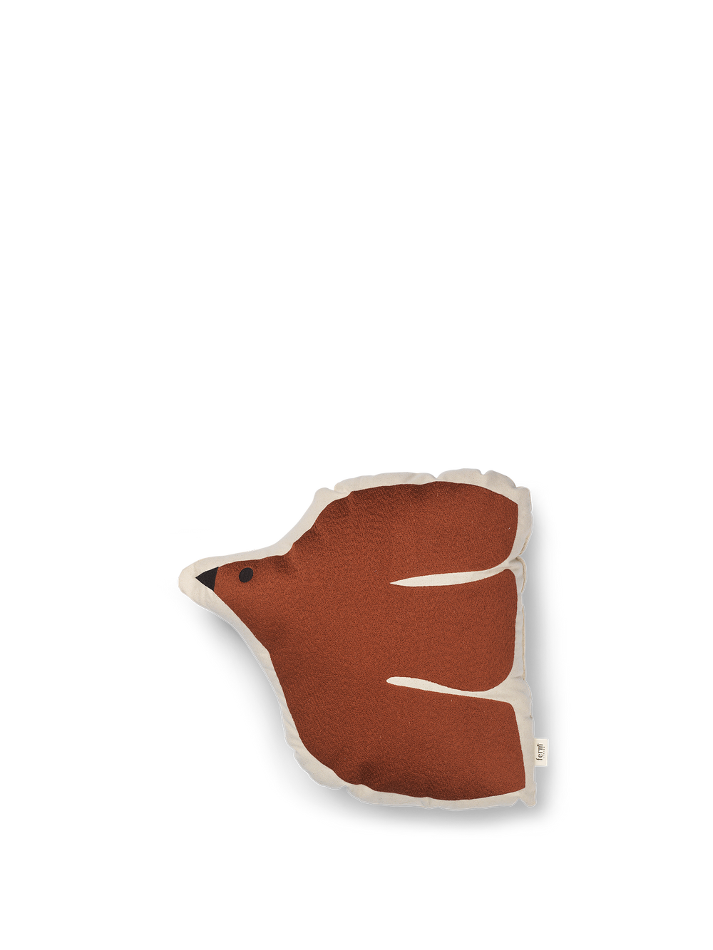 ferm LIVING Swif Bird Cushion – Baked Clay