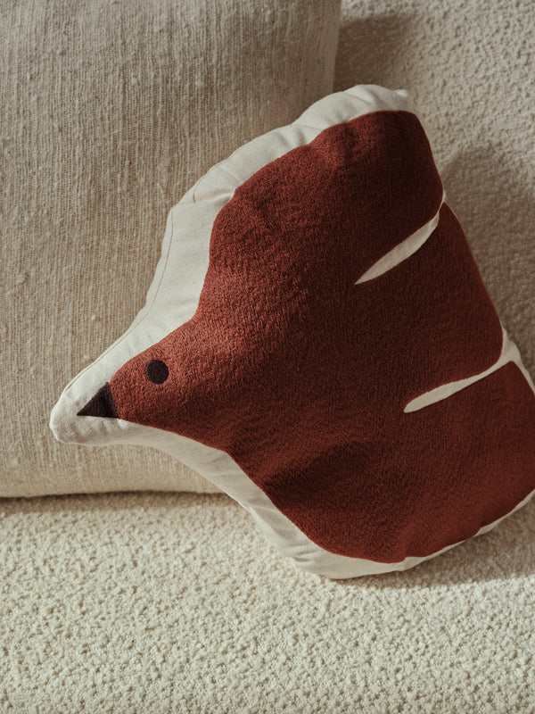 ferm LIVING Swif Bird Cushion – Baked Clay