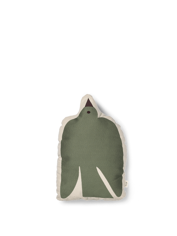 ferm LIVING Swif Bird Cushion – Avocado Green
