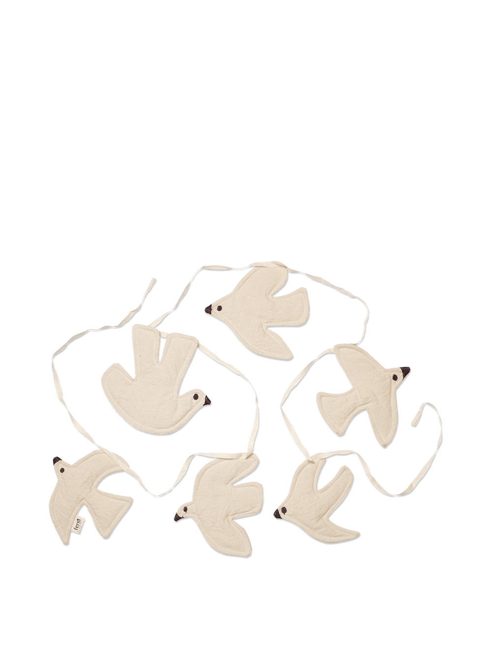 ferm LIVING Swif Bird Garland – Undyed