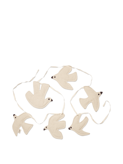 ferm LIVING Swif Bird Garland – Undyed