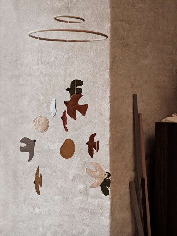 ferm LIVING Swif Bird Mobile – Multi