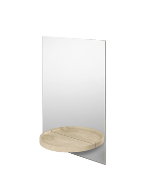 ferm LIVING Symmetry Mirror – Travertine