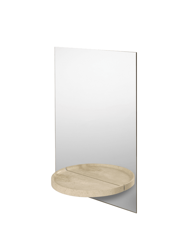 ferm LIVING Symmetry Mirror – Travertine