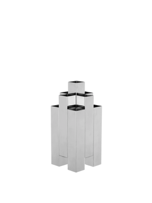 ferm LIVING Tessera Vase 3 x 3 – Mirror Polished