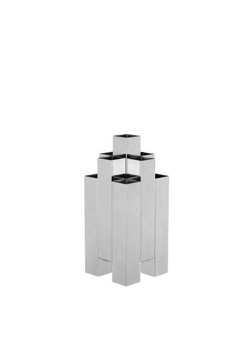 ferm LIVING Tessera Vase 3 x 3 – Mirror Polished