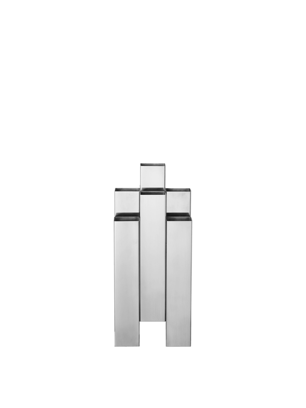 ferm LIVING Tessera Vase 3 x 3 – Mirror Polished