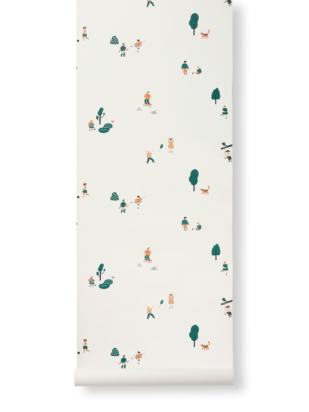 ferm LIVING The Park Wallpaper – Off-white