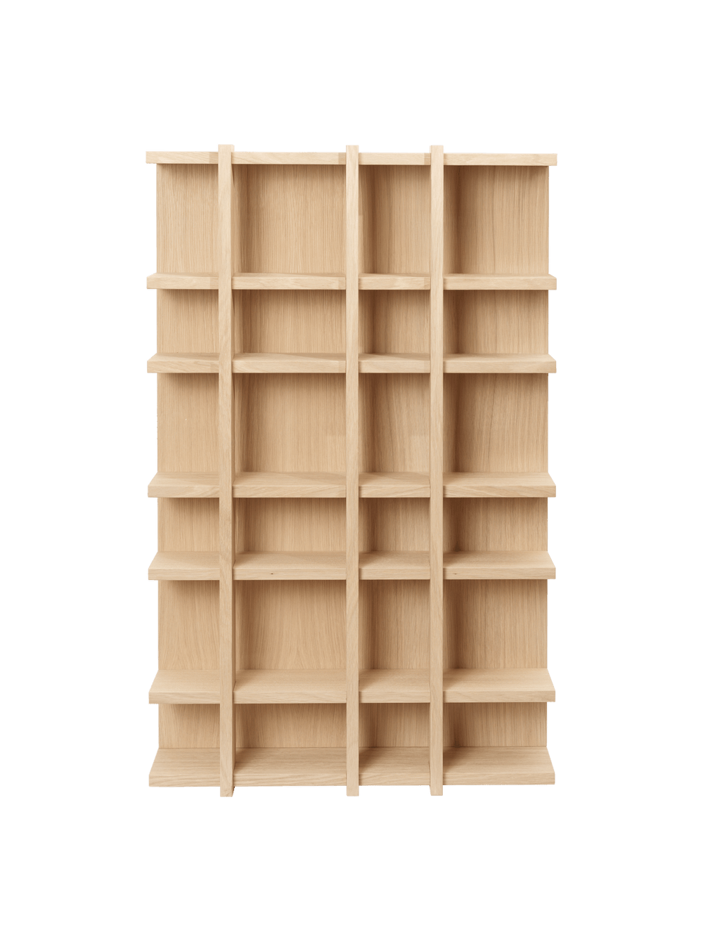 ferm LIVING Tilem Shelf 4 x 6 – Natural Oak Veneer