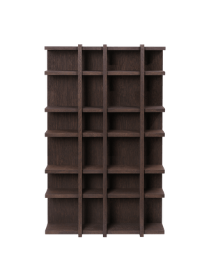 ferm LIVING Tilem Shelf 4 x 6 – Dark Stained Oak