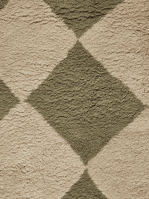 ferm LIVING Tilt Rug 140 x 200 cm – Elm Green