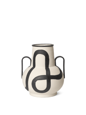 ferm LIVING Trace Vase – Off-White