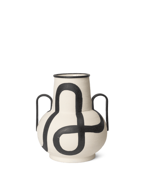 ferm LIVING Trace Vase – Off-White