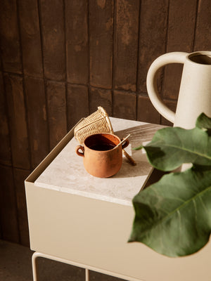 ferm LIVING Tray for Plant Box Marble – Beige
