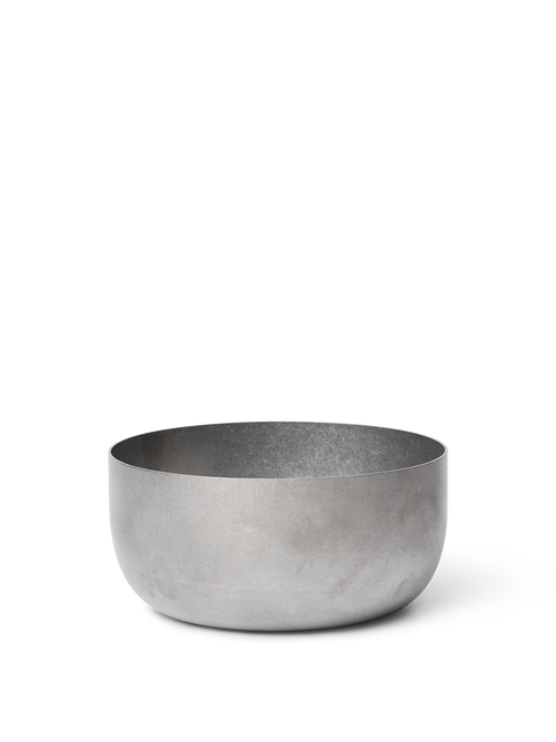 ferm LIVING Tumbled Bowl – Stainless Steel