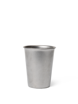 ferm LIVING Tumbled Cup – Stainless Steel