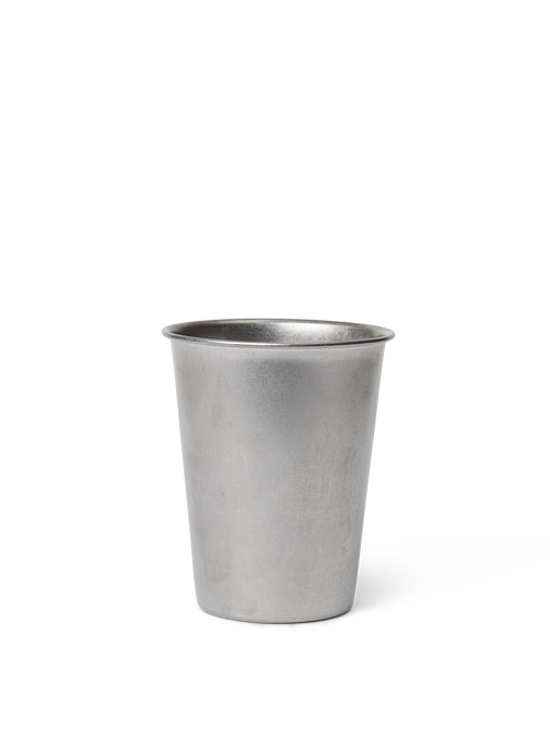 ferm LIVING Tumbled Cup – Stainless Steel