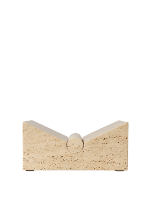 ferm LIVING Tvara Book Stand – Travertine