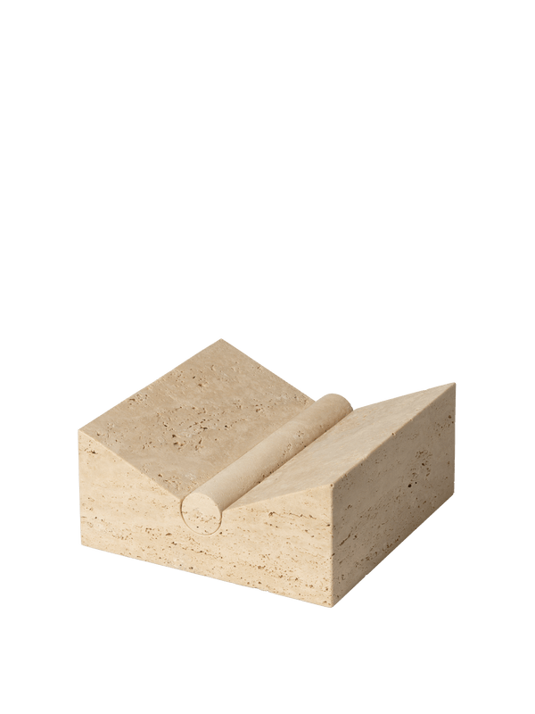 ferm LIVING Tvara Book Stand – Travertine
