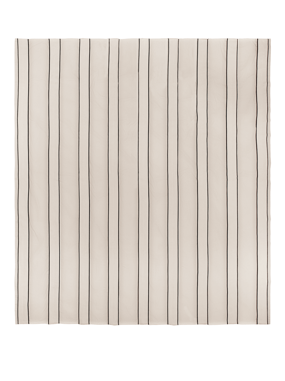 ferm LIVING Twill Bedspread Double – Off-White / Black