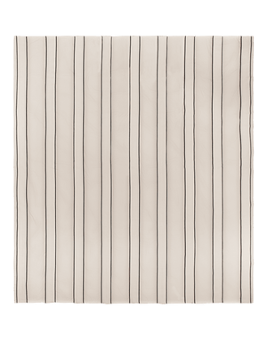 ferm LIVING Twill Bedspread Double – Off-White / Black
