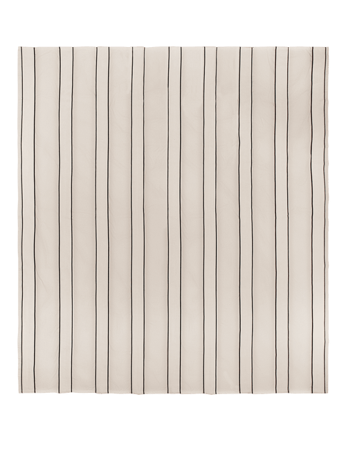 ferm LIVING Twill Bedspread Double – Off-White / Black