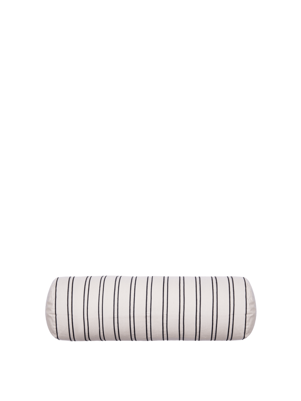 ferm LIVING Twill Bolster Cushion – Off-white / Black