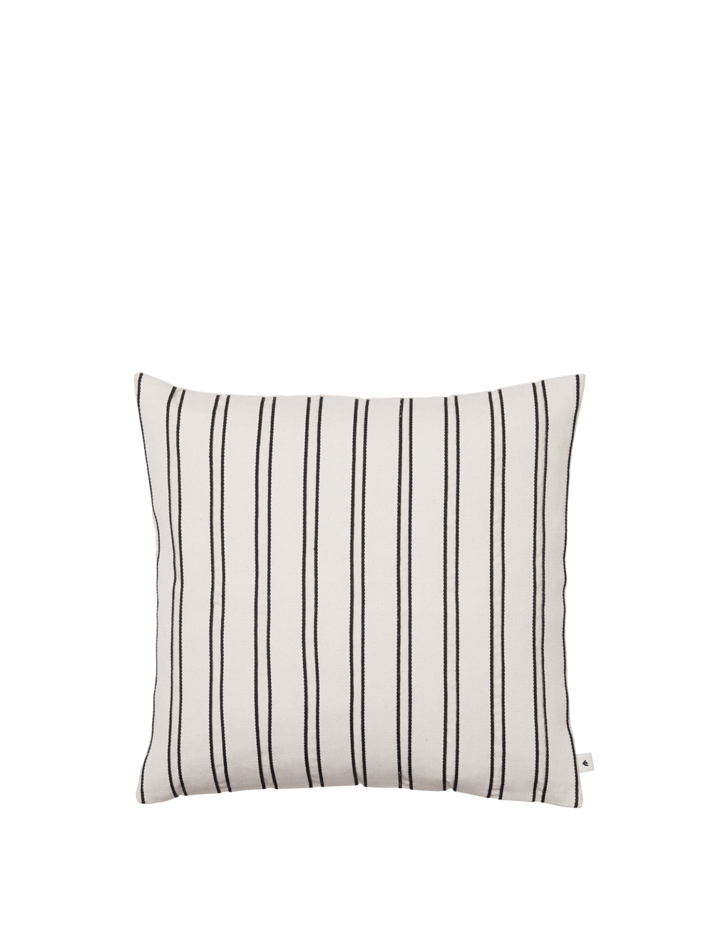 ferm LIVING Twill Cushion – Off-white / Black