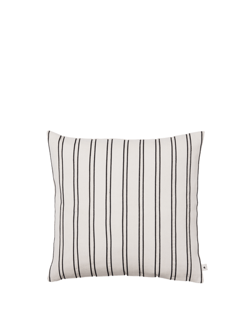 ferm LIVING Twill Cushion – Off-white / Black