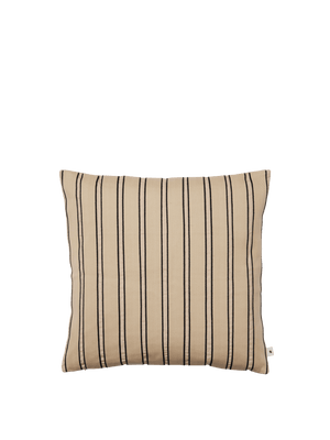 ferm LIVING Twill Cushion – Cashmere / Black