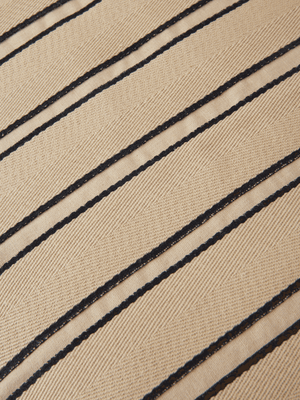 ferm LIVING Twill Cushion – Cashmere / Black