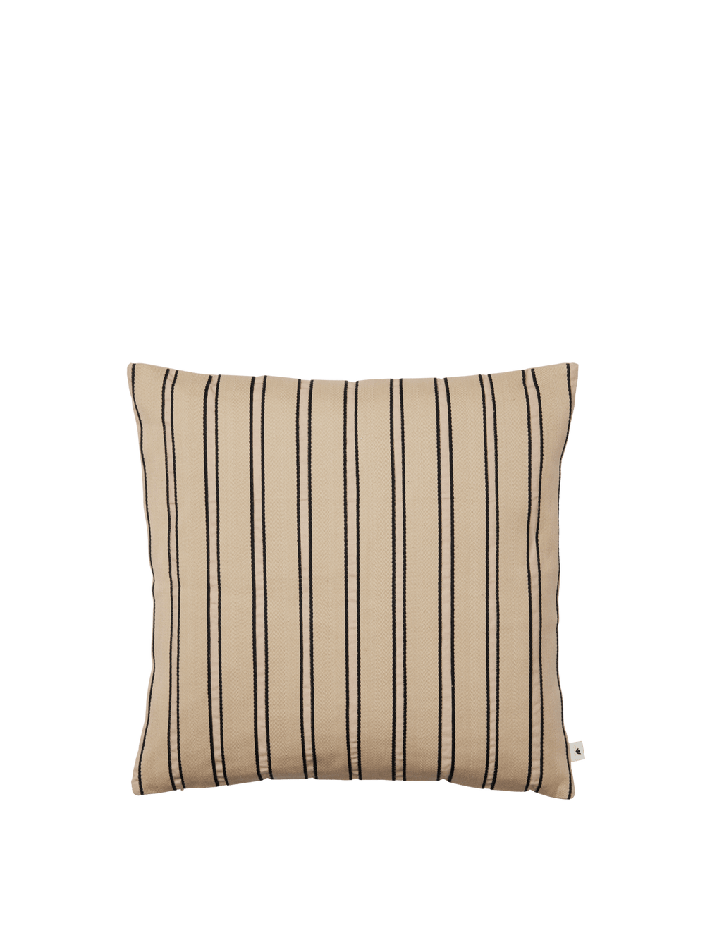 ferm LIVING Twill Cushion Cover – Cashmere / Black