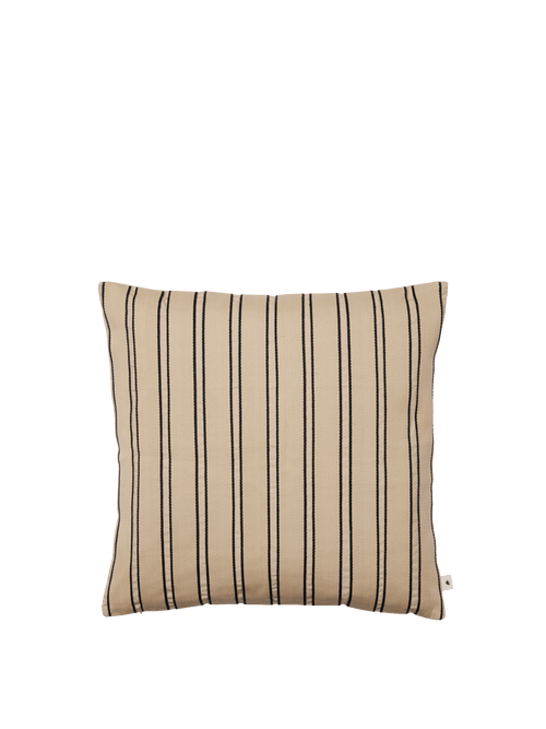 ferm LIVING Twill Cushion Cover – Cashmere / Black