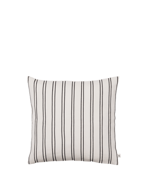 ferm LIVING Twill Cushion Cover – Off-white / Black