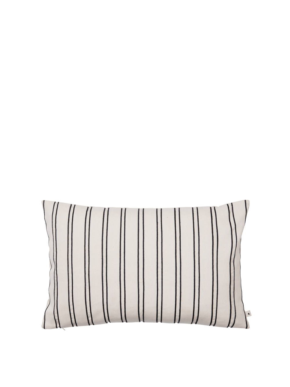 ferm LIVING Twill Cushion Cover Rectangular – Off-white / Black