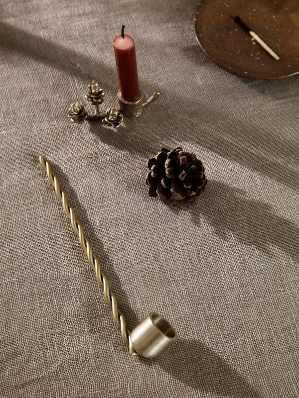 ferm LIVING Twist Candle Snuffer – Brass