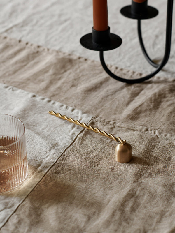 ferm LIVING Twist Candle Snuffer – Brass