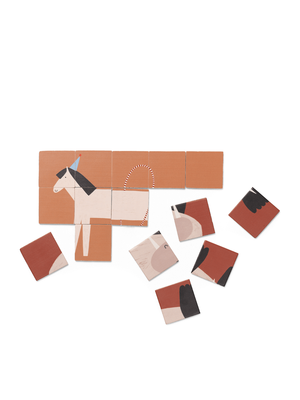 ferm LIVING Two-Sided Puzzle – Walrus & Horse