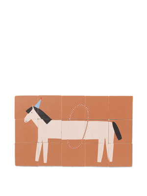 ferm LIVING Two-Sided Puzzle – Walrus & Horse