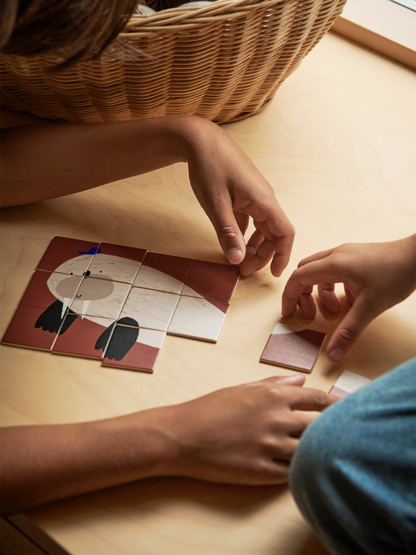 ferm LIVING Two-Sided Puzzle – Walrus & Horse