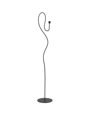 ferm LIVING Valse Floor Candle Holder – Black
