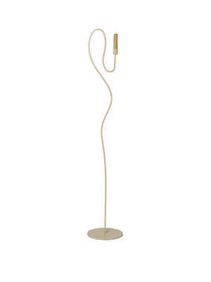 ferm LIVING Valse Floor Candle Holder – Cashmere