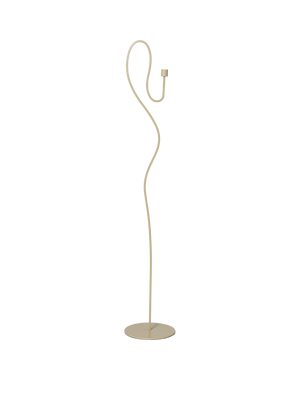 ferm LIVING Valse Floor Candle Holder – Cashmere