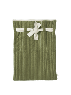 ferm LIVING Vari Quilted Sack – Velvet – Khaki