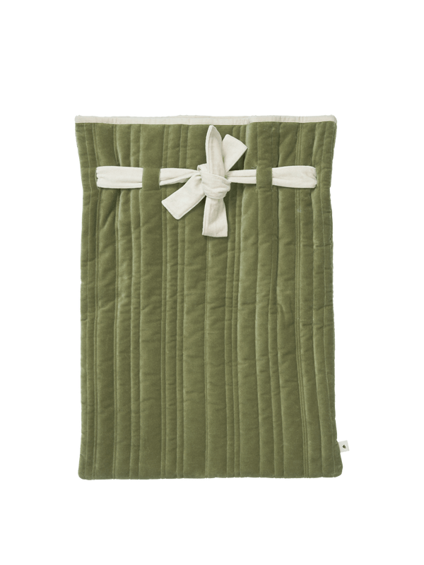 ferm LIVING Vari Quilted Sack – Velvet – Khaki