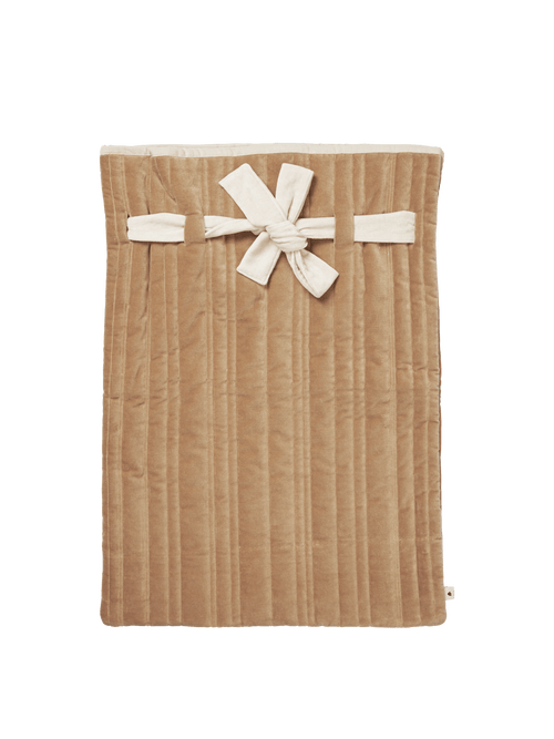 ferm LIVING Vari Quilted Sack – Velvet – Tan